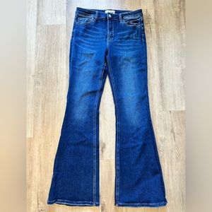 Vervet Women’s Mid Rise Flare Stretch Denim Jeans Size 30 EUC